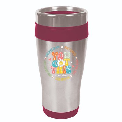 Test Day Rock The Test Teacher Testing Day You Got This 16oz Travel Tumbler