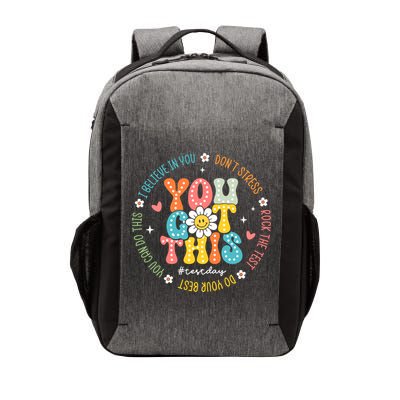 Test Day Rock The Test Teacher Testing Day You Got This Vector Backpack