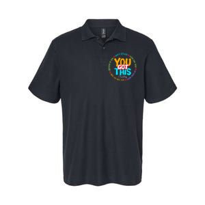 Test Day Rock The Test Teacher Testing Day You Got This Softstyle Adult Sport Polo