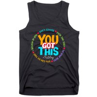 Test Day Rock The Test Teacher Testing Day You Got This Tank Top