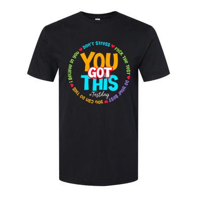 Test Day Rock The Test Teacher Testing Day You Got This Softstyle CVC T-Shirt