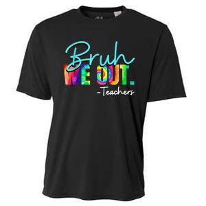 Tie Dye Ruh We Out Teachers Gift Cooling Performance Crew T-Shirt