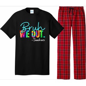 Tie Dye Ruh We Out Teachers Gift Pajama Set