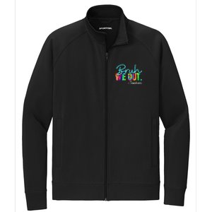 Tie Dye Ruh We Out Teachers Gift Stretch Full-Zip Cadet Jacket