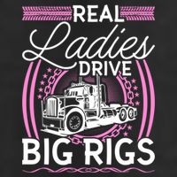 Truck Driver Real Ladies Drive Big Rigs Trucker Great Gift Beanie