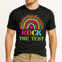 Test Day Rock The Test Teacher Day Rainbow Teacher Cooling Performance Crew T-Shirt