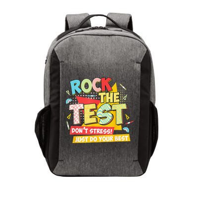 Test Day Rock The Test Dont Stress Do Your Best Teacher Vector Backpack
