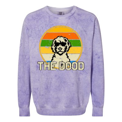 The Dood Retro Dog Colorblast Crewneck Sweatshirt