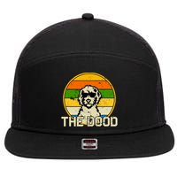 The Dood Retro Dog 7 Panel Mesh Trucker Snapback Hat