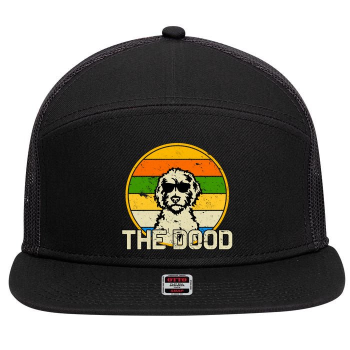 The Dood Retro Dog 7 Panel Mesh Trucker Snapback Hat