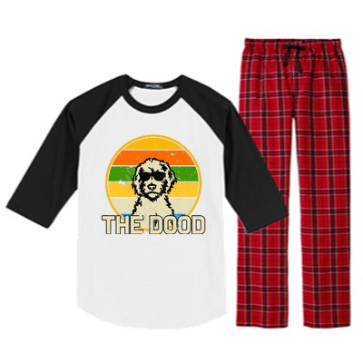 The Dood Retro Dog Raglan Sleeve Pajama Set