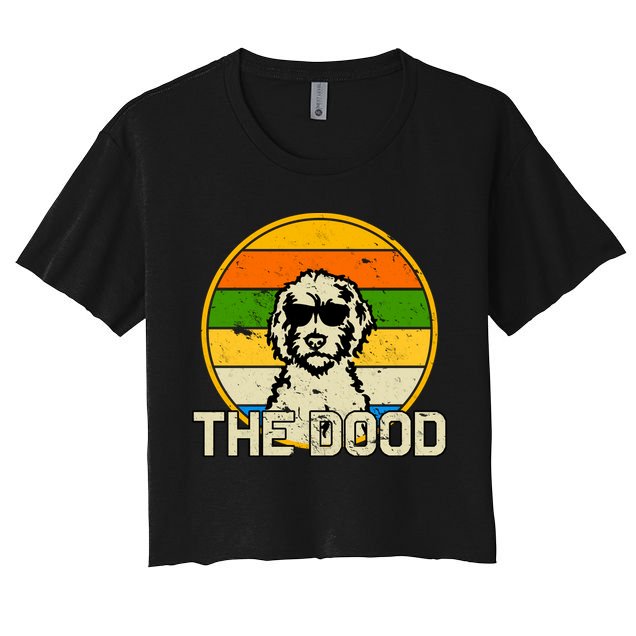 The Dood Retro Dog Women's Crop Top Tee