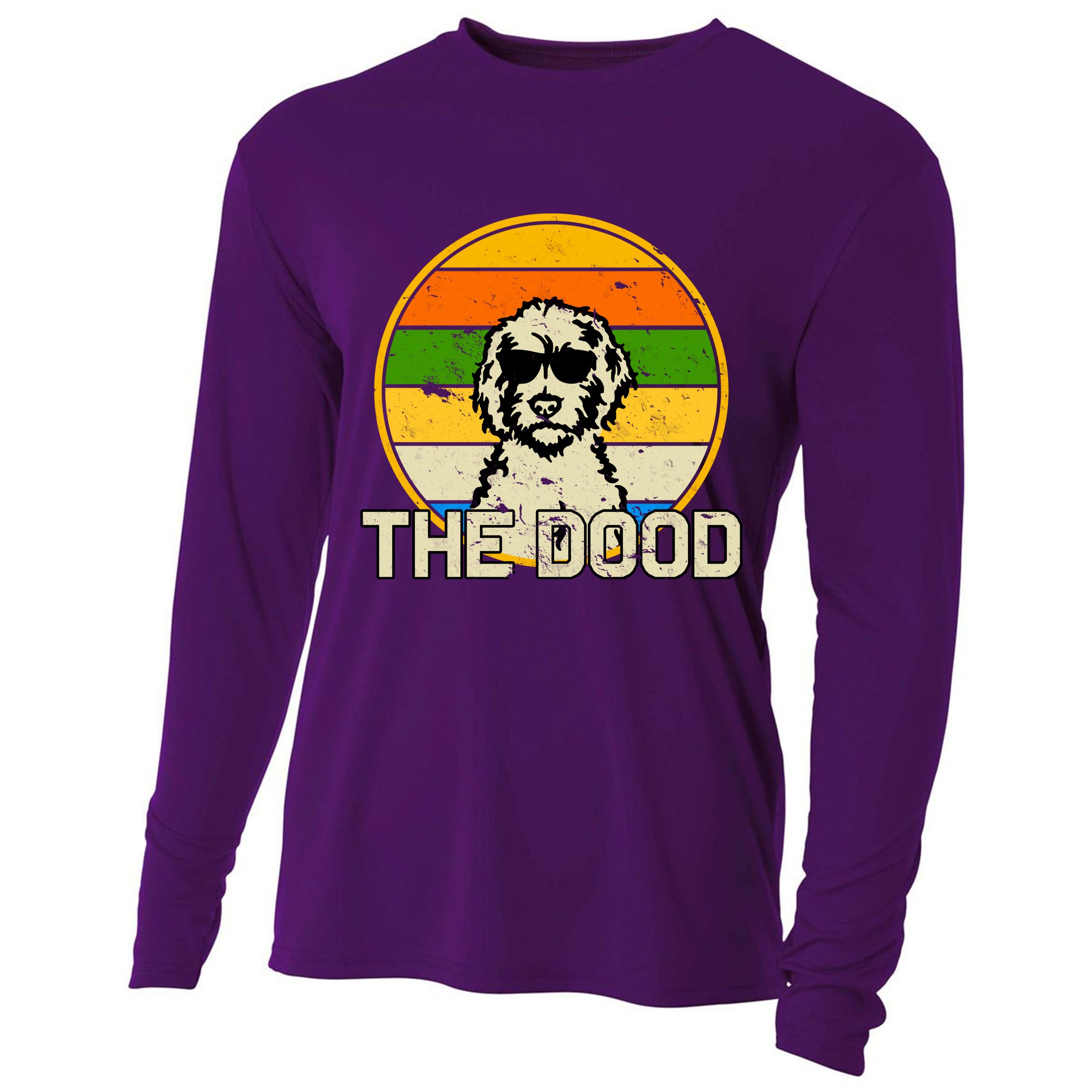 The Dood Retro Dog Cooling Performance Long Sleeve Crew