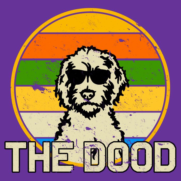 The Dood Retro Dog Youth Performance Sprint T-Shirt
