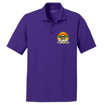 The Dood Retro Dog PosiCharge RacerMesh Polo