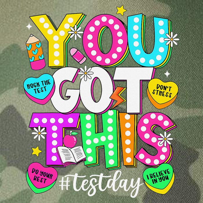 Test Day Rock The Test Teacher Testing Day You Got This Legacy Tie Dye Trucker Hat