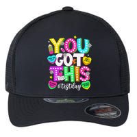 Test Day Rock The Test Teacher Testing Day You Got This Flexfit Unipanel Trucker Cap