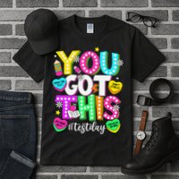 Test Day Rock The Test Teacher Testing Day You Got This Tall T-Shirt