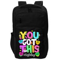 Test Day Rock The Test Teacher Testing Day You Got This Impact Tech Backpack