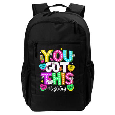 Test Day Rock The Test Teacher Testing Day You Got This Backpack