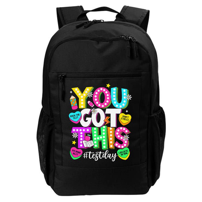 Test Day Rock The Test Teacher Testing Day You Got This Backpack