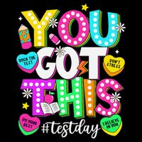 Test Day Rock The Test Teacher Testing Day You Got This Backpack