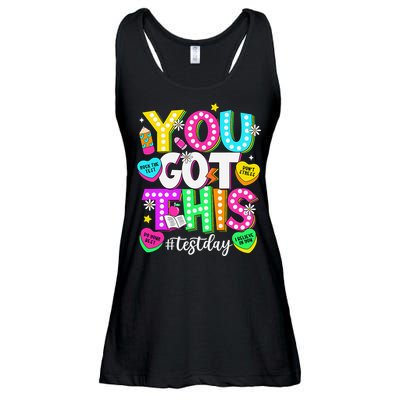 Test Day Rock The Test Teacher Testing Day You Got This Ladies Essential Flowy Tank