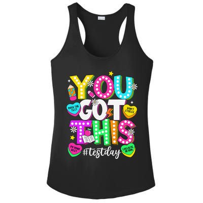 Test Day Rock The Test Teacher Testing Day You Got This Ladies PosiCharge Competitor Racerback Tank