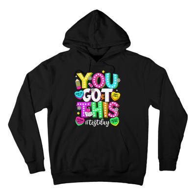 Test Day Rock The Test Teacher Testing Day You Got This Tall Hoodie