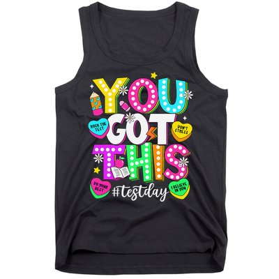 Test Day Rock The Test Teacher Testing Day You Got This Tank Top