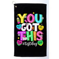 Test Day Rock The Test Teacher Testing Day You Got This Golf Towel