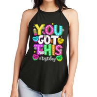 Test Day Rock The Test Teacher Testing Day You Got This Women's Perfect Tri Rocker Tank