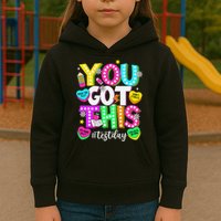 Test Day Rock The Test Teacher Testing Day You Got This Kids Hoodie