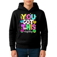 Test Day Rock The Test Teacher Testing Day You Got This Kids Hoodie