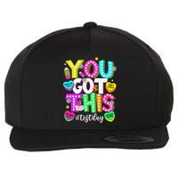 Test Day Rock The Test Teacher Testing Day You Got This Wool Snapback Cap