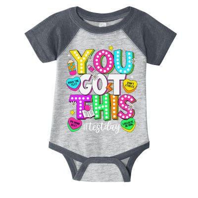 Test Day Rock The Test Teacher Testing Day You Got This Infant Baby Jersey Bodysuit