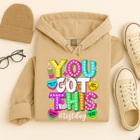 Test Day Rock The Test Teacher Testing Day You Got This Hoodie