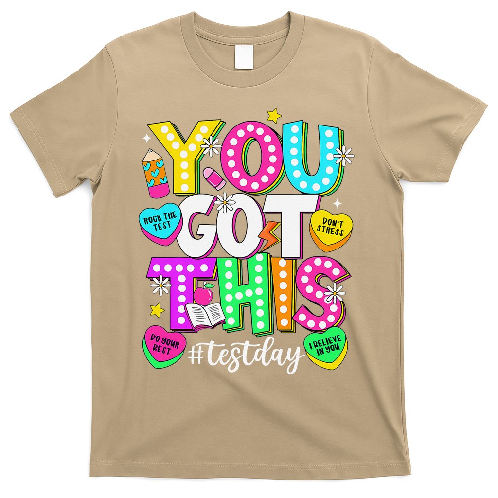 Test Day Rock The Test Teacher Testing Day You Got This T-Shirt