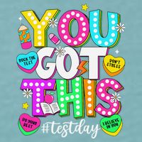 Test Day Rock The Test Teacher Testing Day You Got This Sueded Cloud Jersey T-Shirt