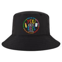 Test Day Rock The Test Teacher Testing Day You Got This Cool Comfort Performance Bucket Hat