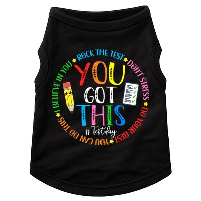 Test Day Rock The Test Teacher Testing Day You Got This Doggie Tank