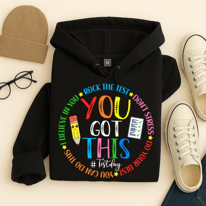 Test Day Rock The Test Teacher Testing Day You Got This Hoodie