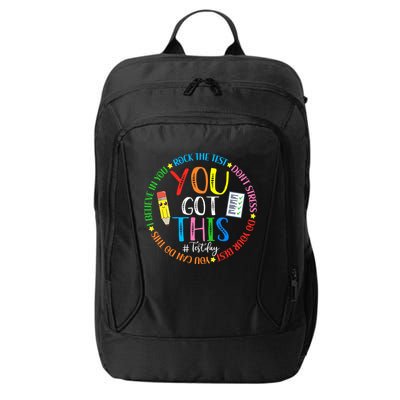 Test Day Rock The Test Teacher Testing Day You Got This City Backpack