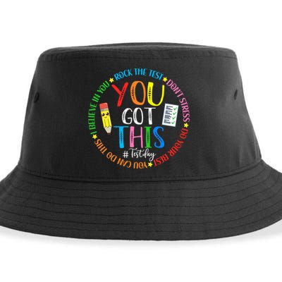 Test Day Rock The Test Teacher Testing Day You Got This Sustainable Bucket Hat