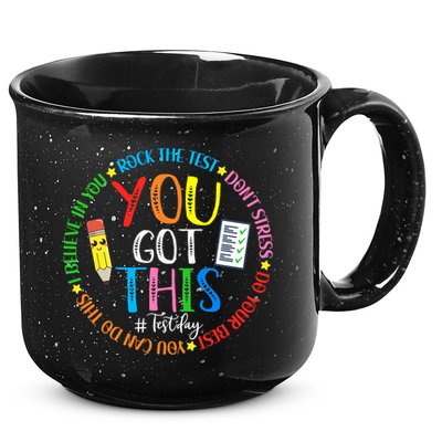 Test Day Rock The Test Teacher Testing Day You Got This 15oz Campfire Ceramic Mug