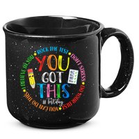 Test Day Rock The Test Teacher Testing Day You Got This 15oz Campfire Ceramic Mug