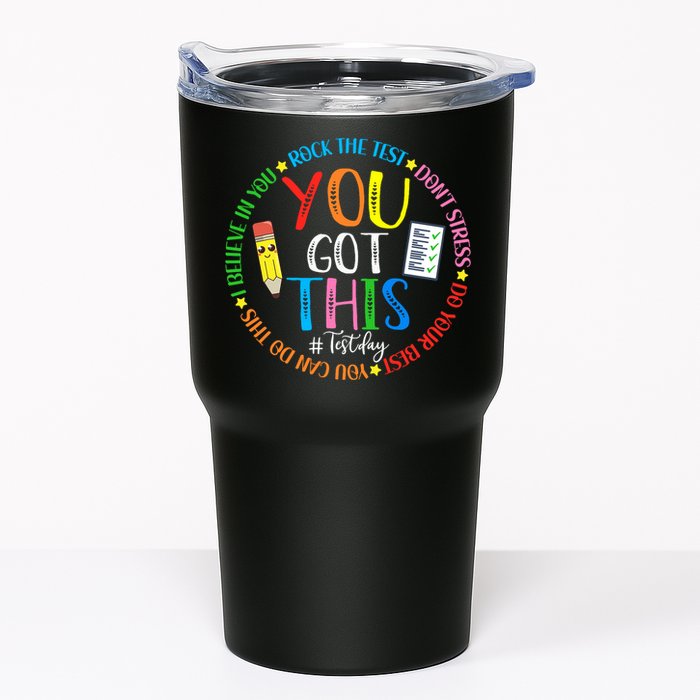 Test Day Rock The Test Teacher Testing Day You Got This Tumbler