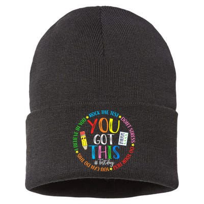 Test Day Rock The Test Teacher Testing Day You Got This Sustainable Knit Beanie