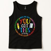 Test Day Rock The Test Teacher Testing Day You Got This Tank Top