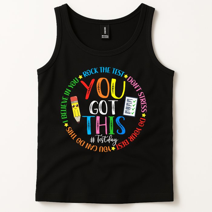 Test Day Rock The Test Teacher Testing Day You Got This Tank Top